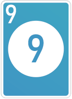 Cards from 0 to 9
